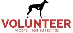 Arizona Heartfelt Hounds Volunteer Logo